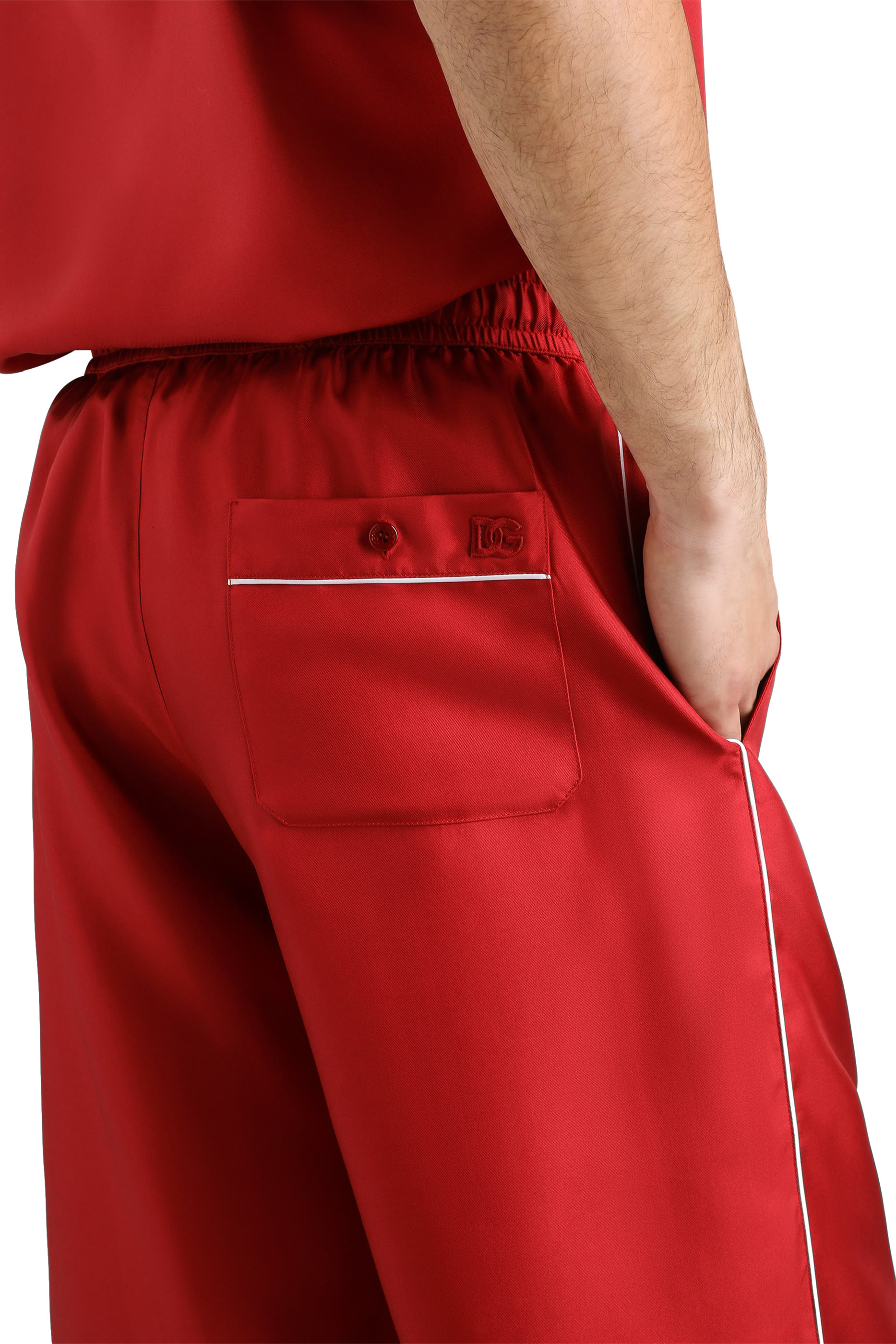 Vanity Silk Twill Bermuda Shorts