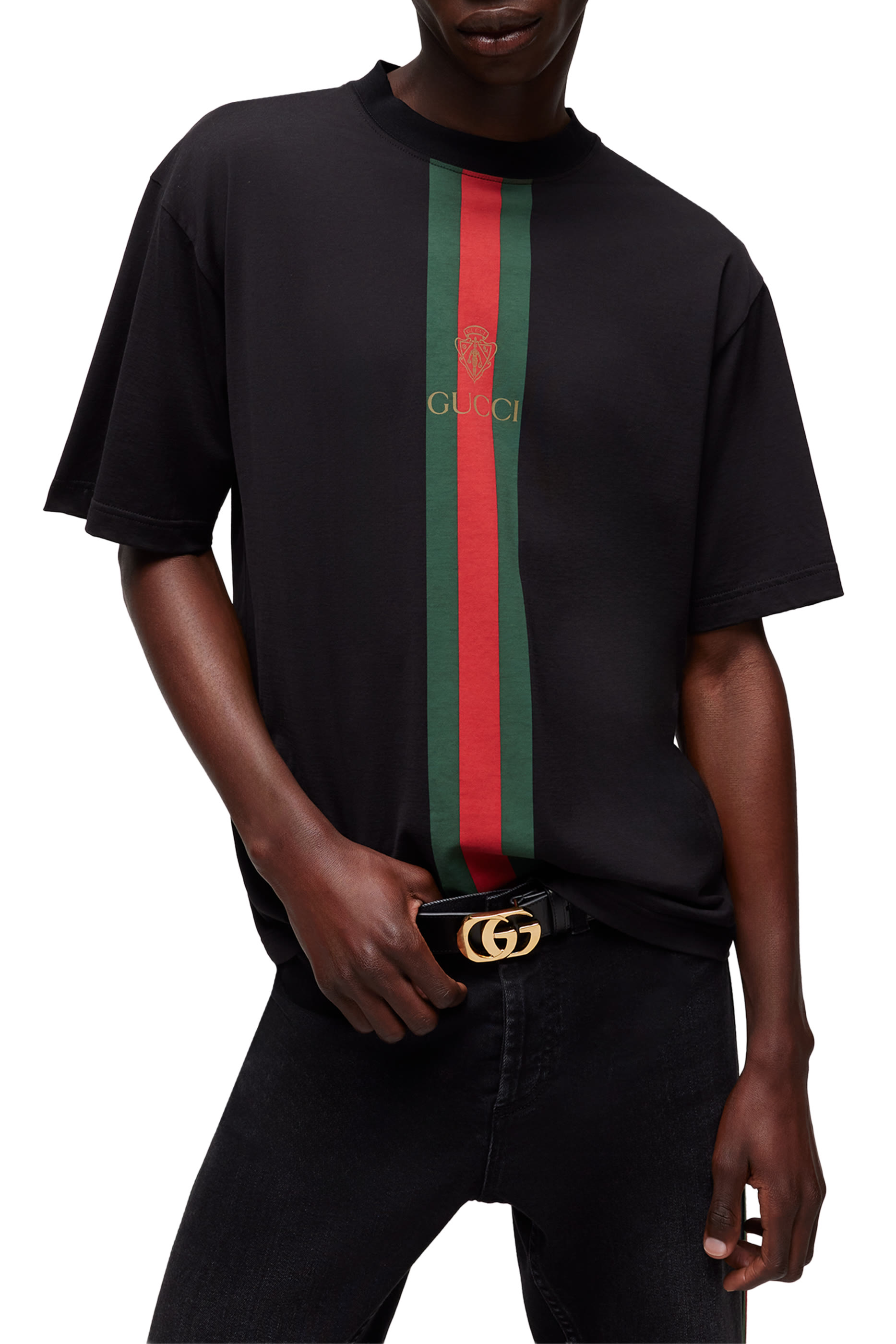 Cotton Jersey T-Shirt with Print