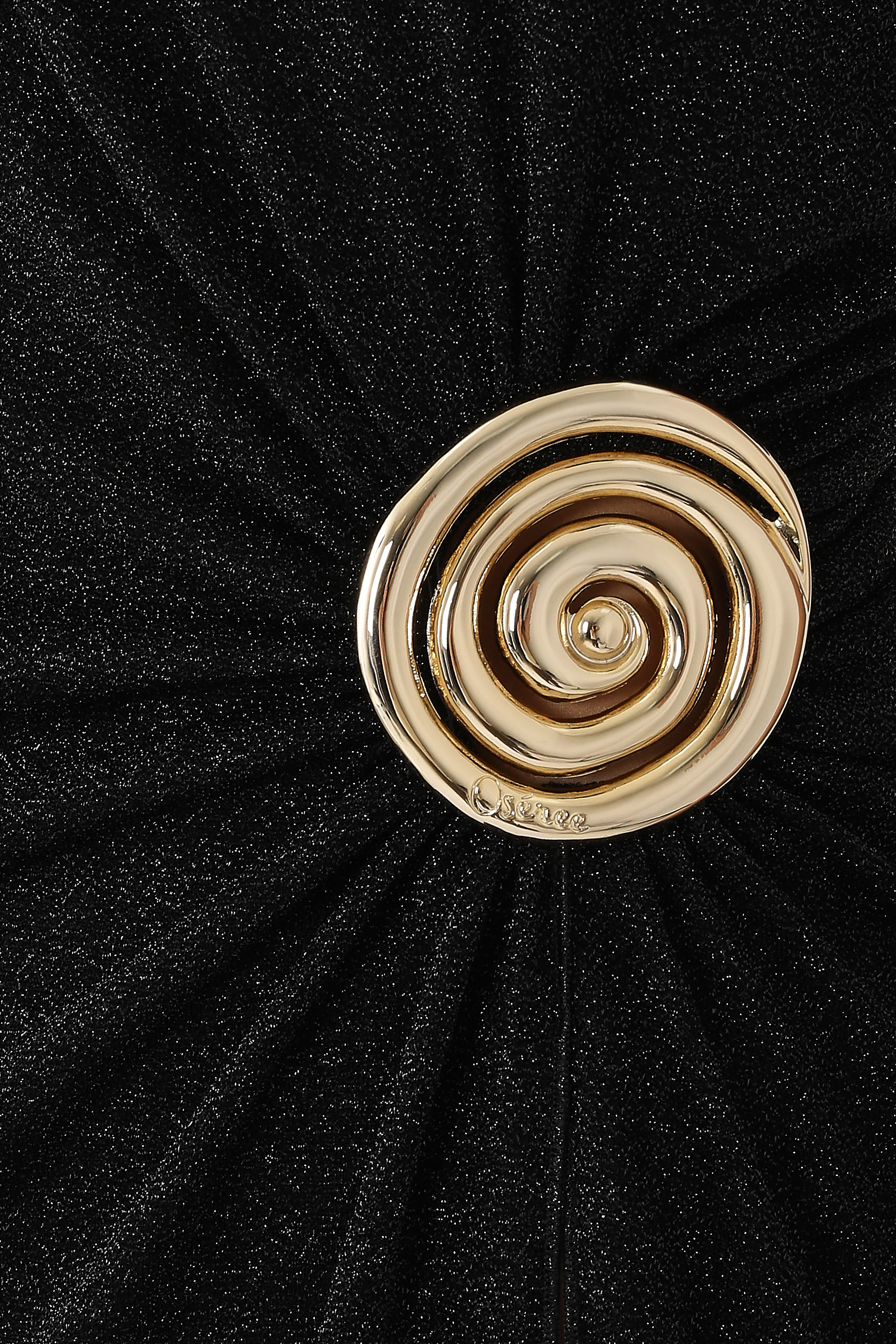 Lumi&egrave;re Spiral One Shoulder Dress 