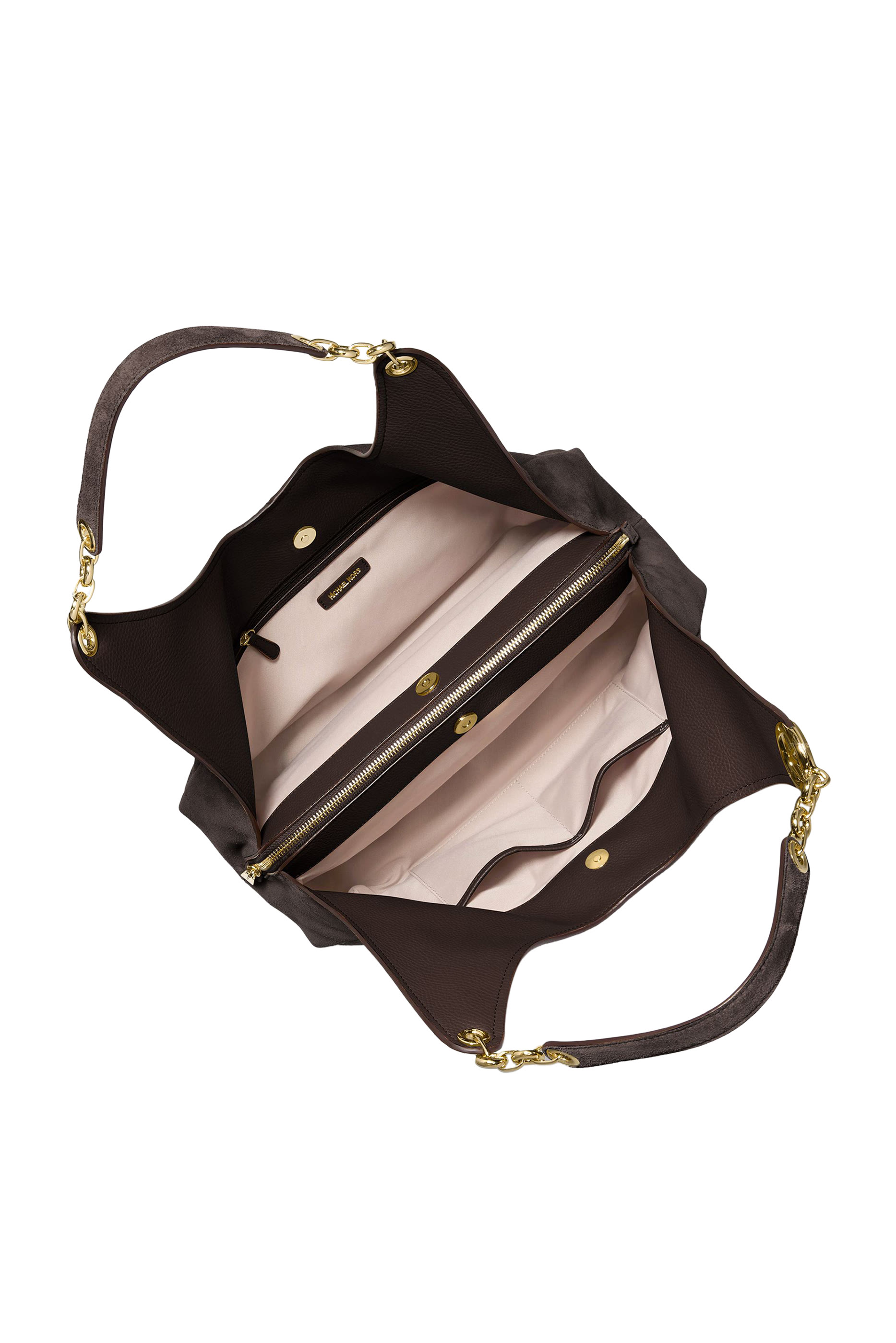 Ellie Large Suede Shoulder Bag 