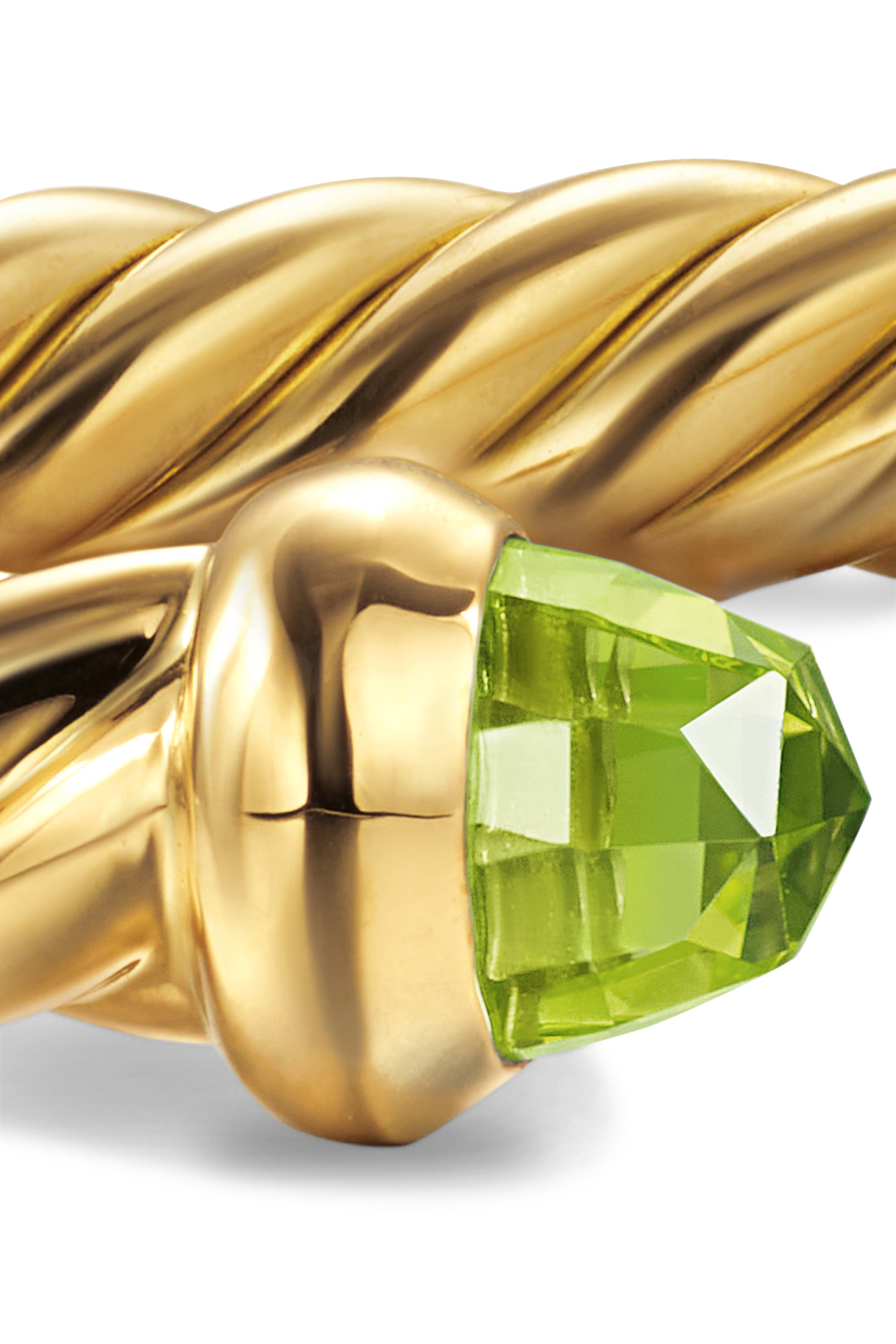 Cablespira&reg; Flex Bracelet, 18K Yellow Gold  Peridot
