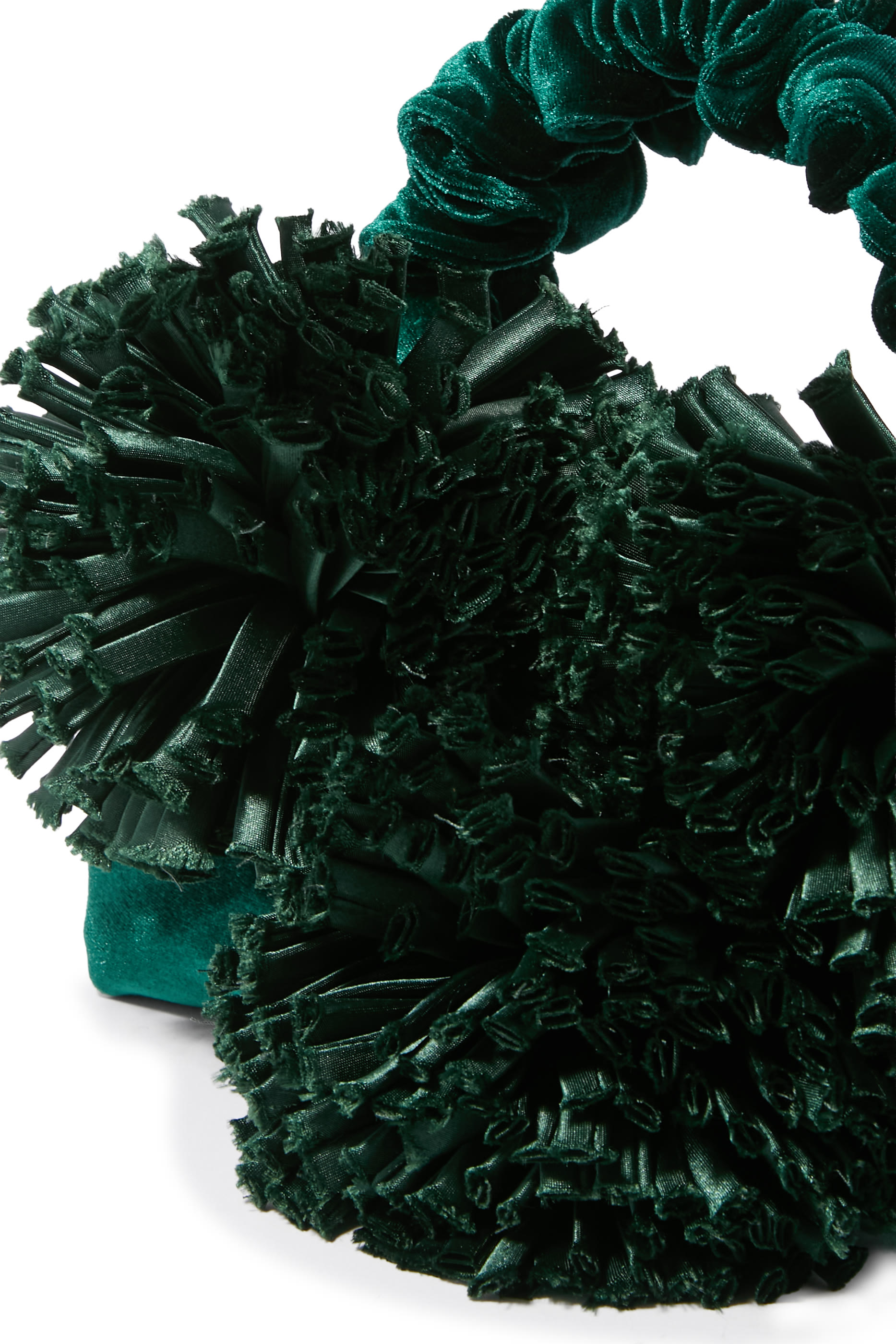 Mini Velvet Pom Tote