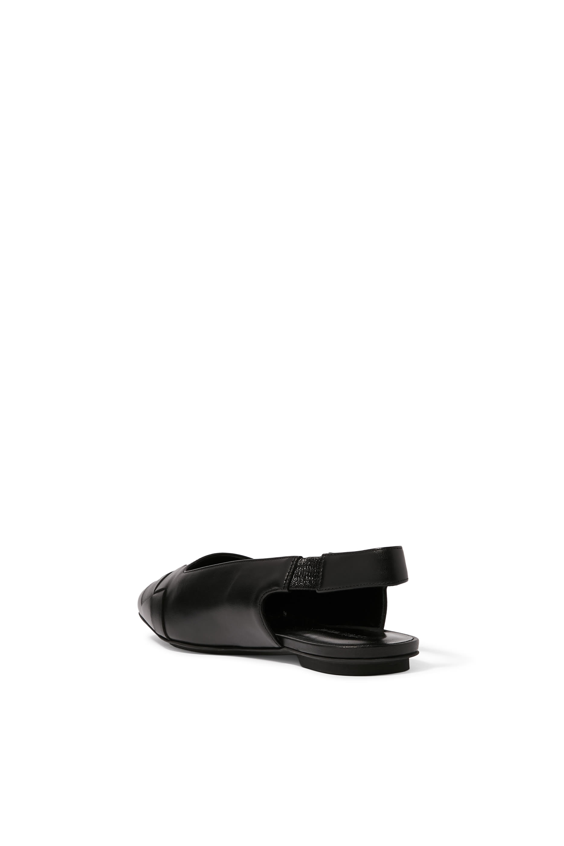 Woven Slingback Ballet Flats 