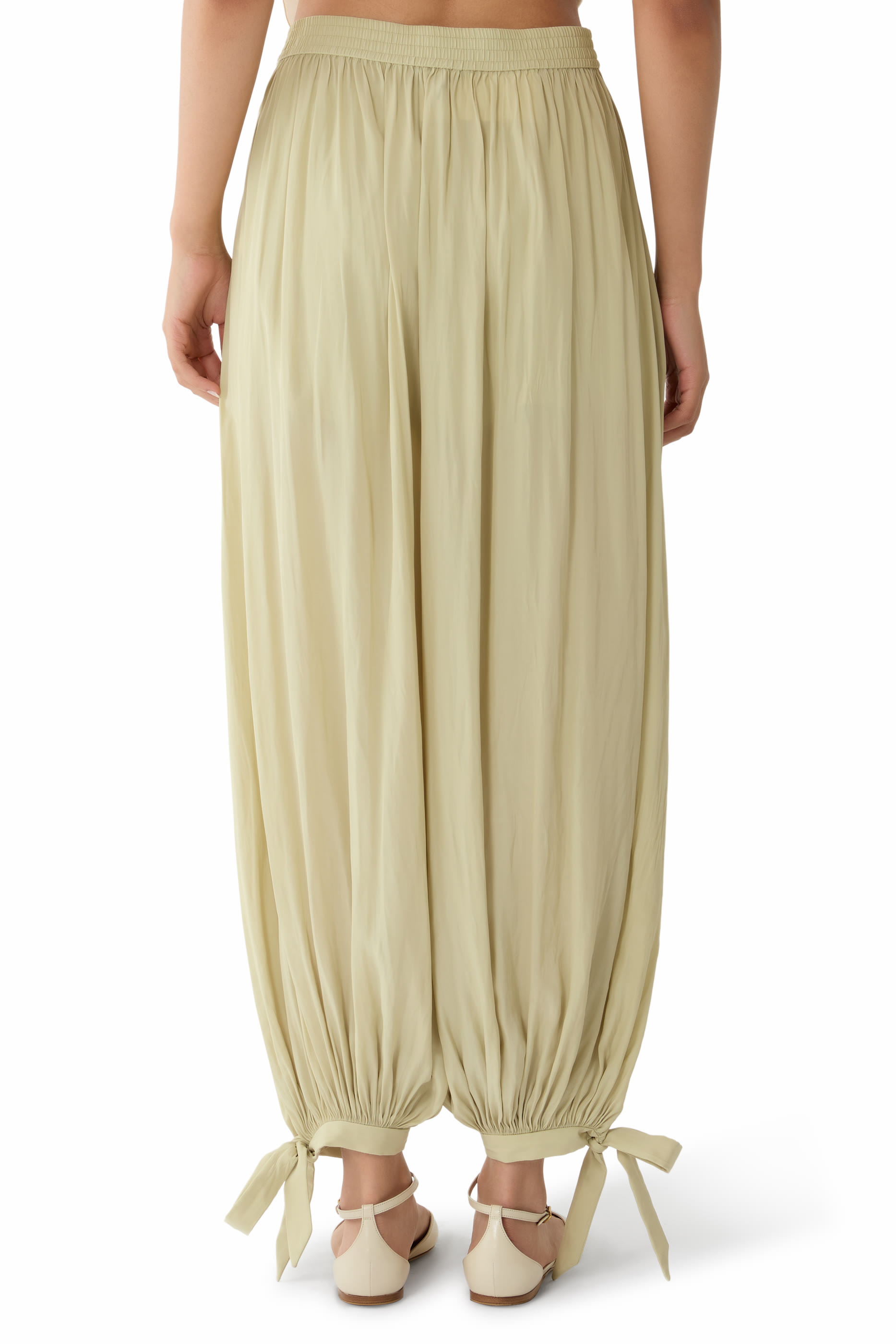 Fluid Pleated Pants
