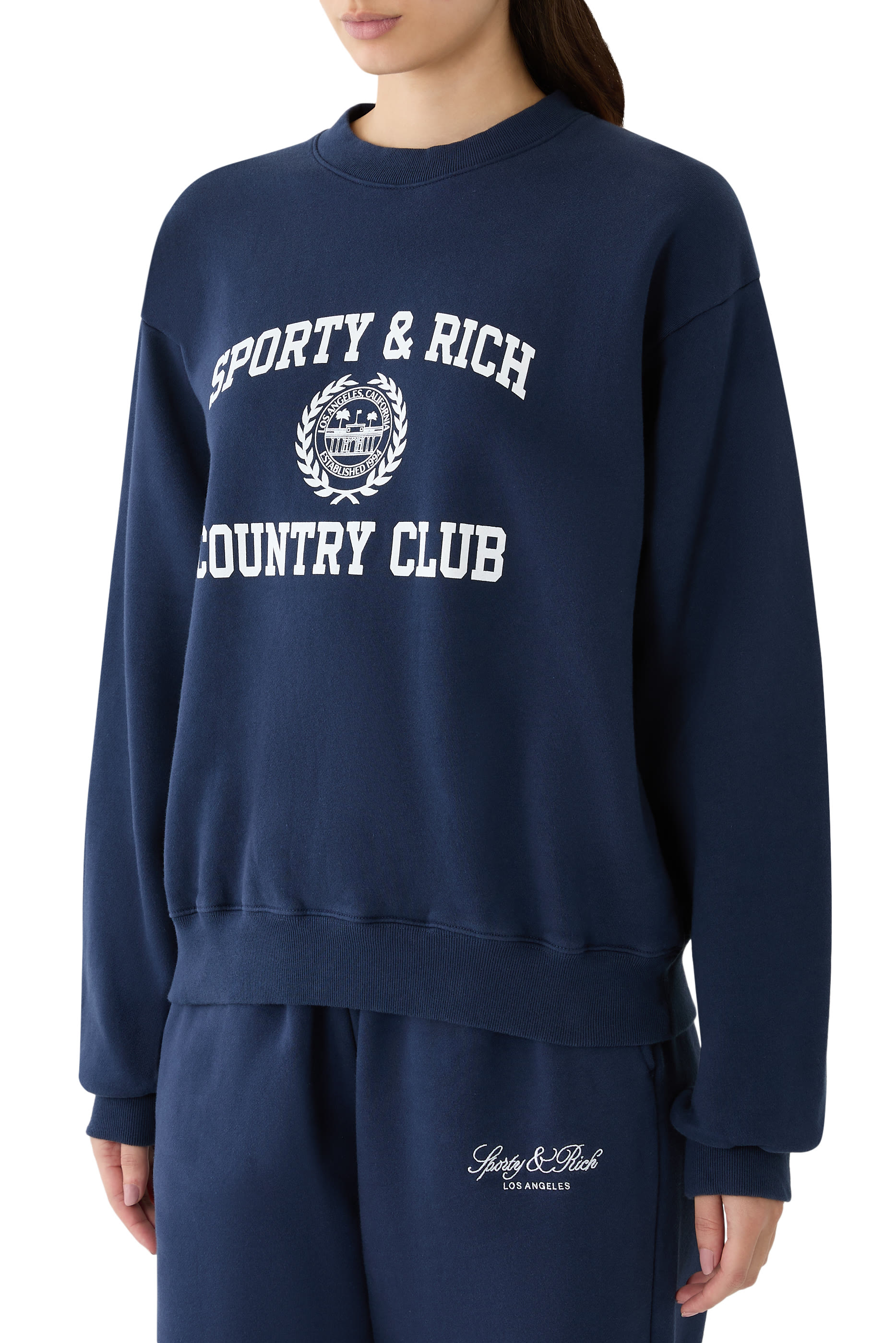 Varsity Crest Crewneck Sweatshirt
