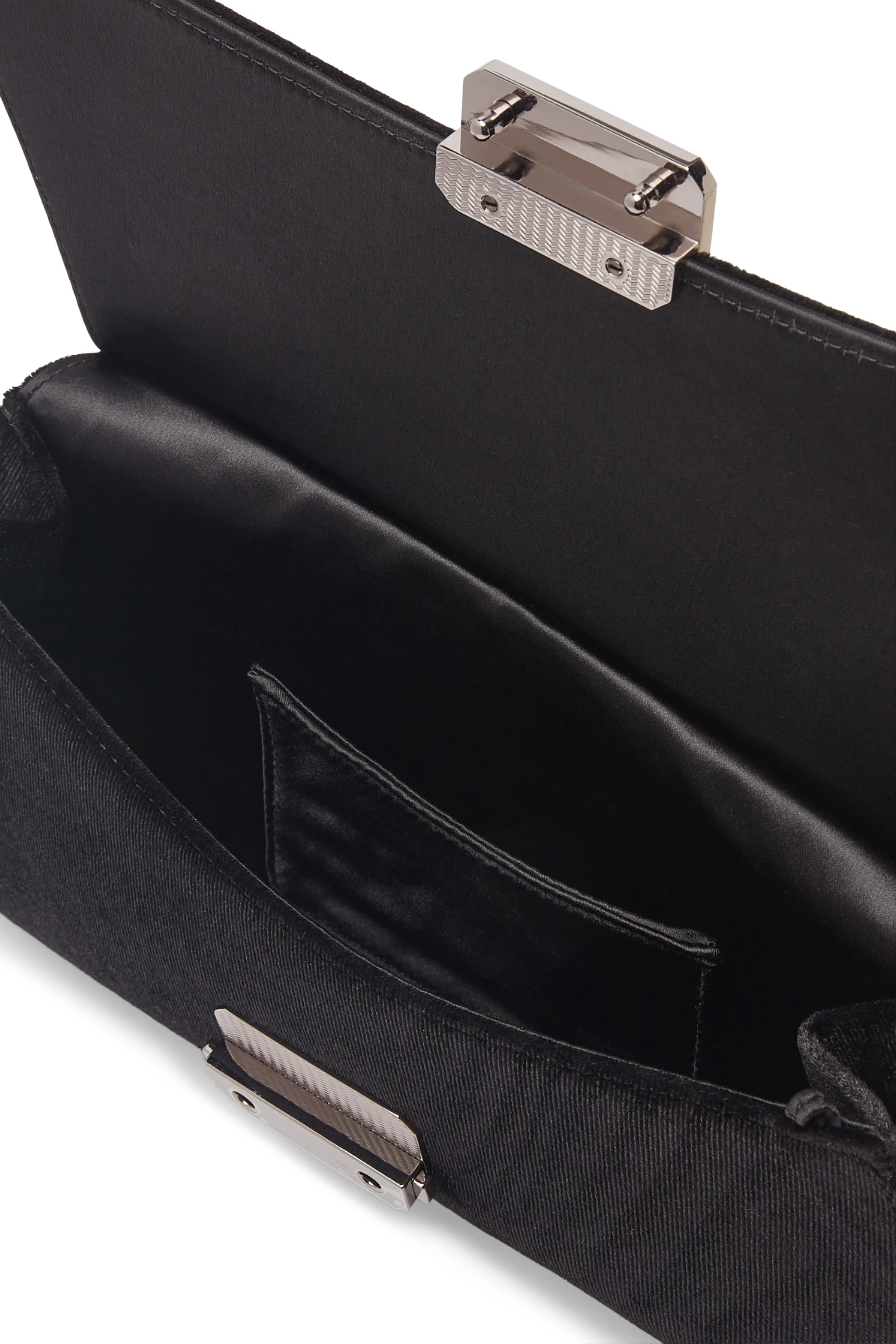Fluid Velvet Clutch Bag 