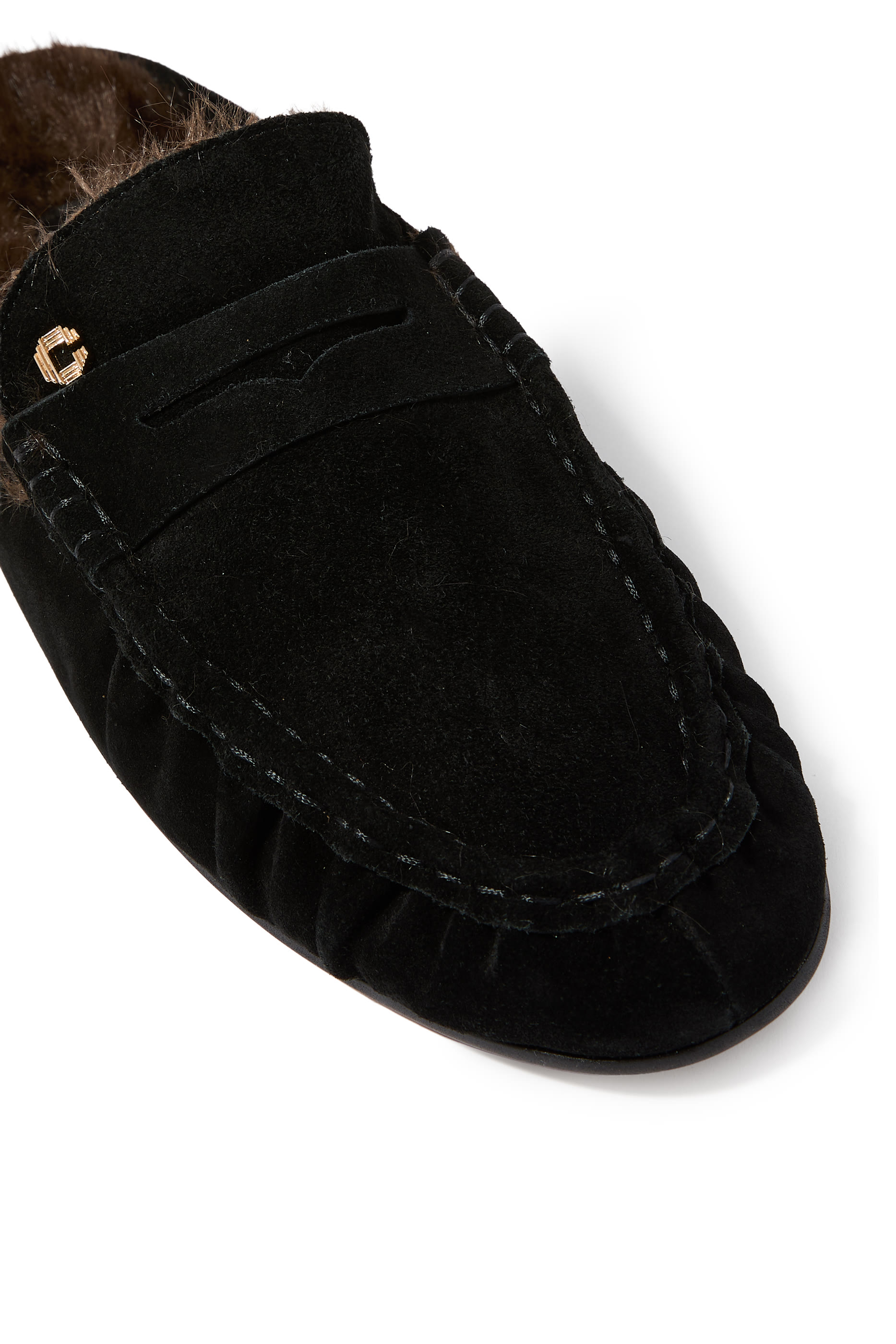  Marigold Fur Mules
