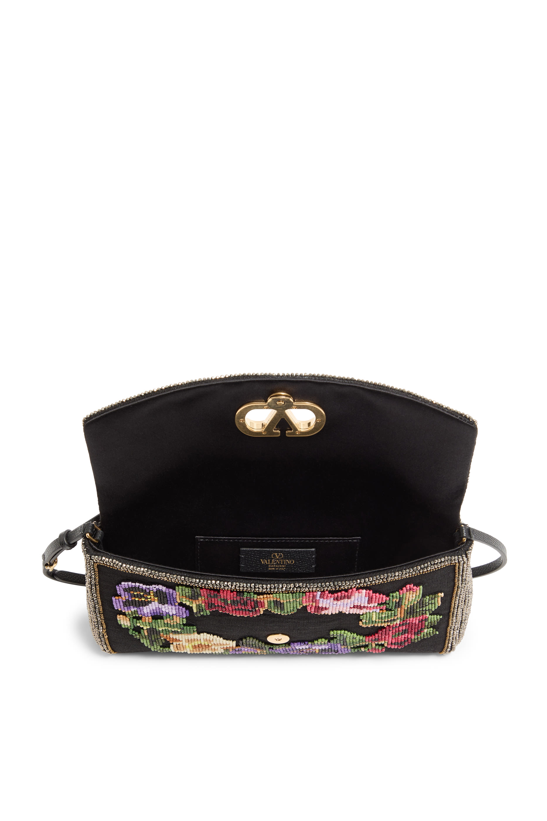 DeVain Small Embroidered Shoulder Bag