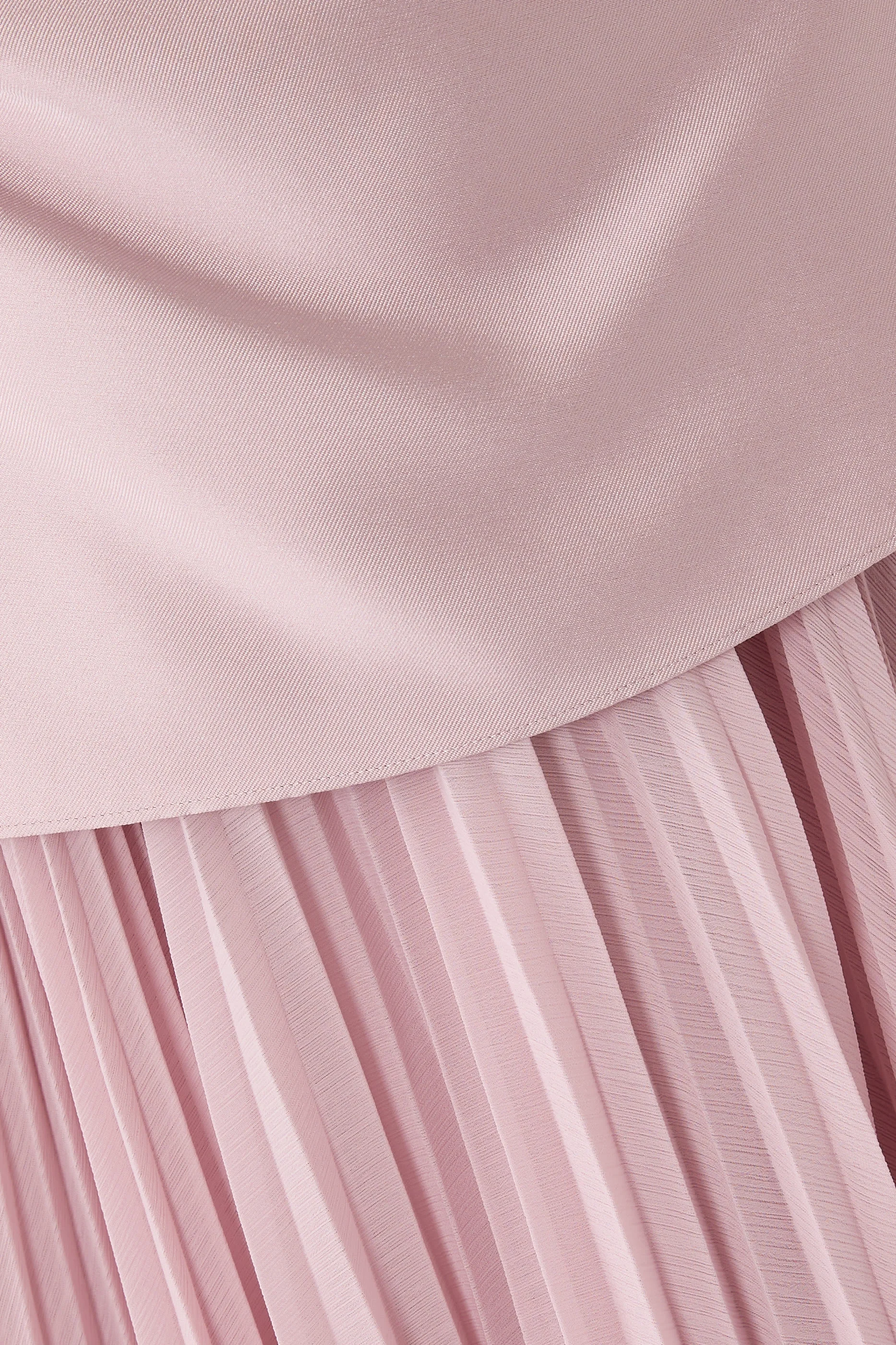 Claudette Pleated Skirt Gown