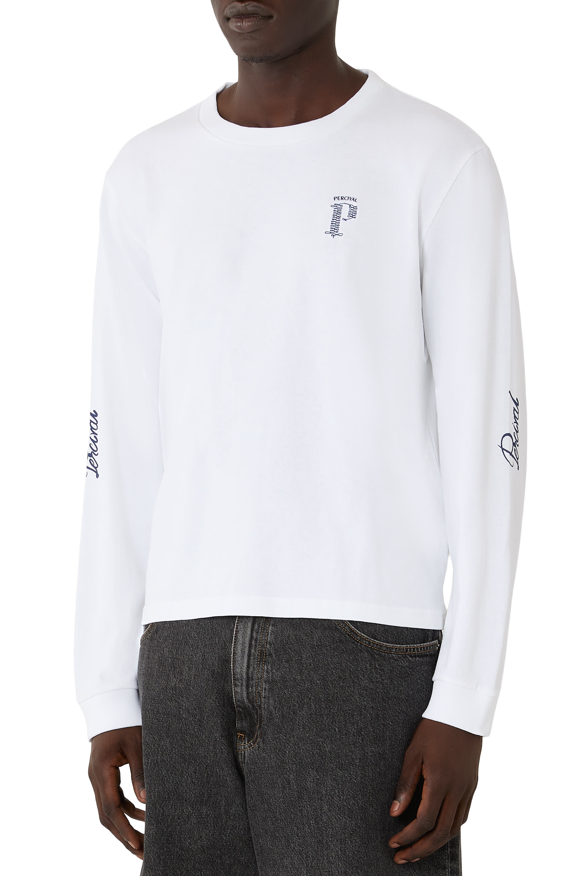 Tucker Embroidered Long Sleeve T-Shirt 