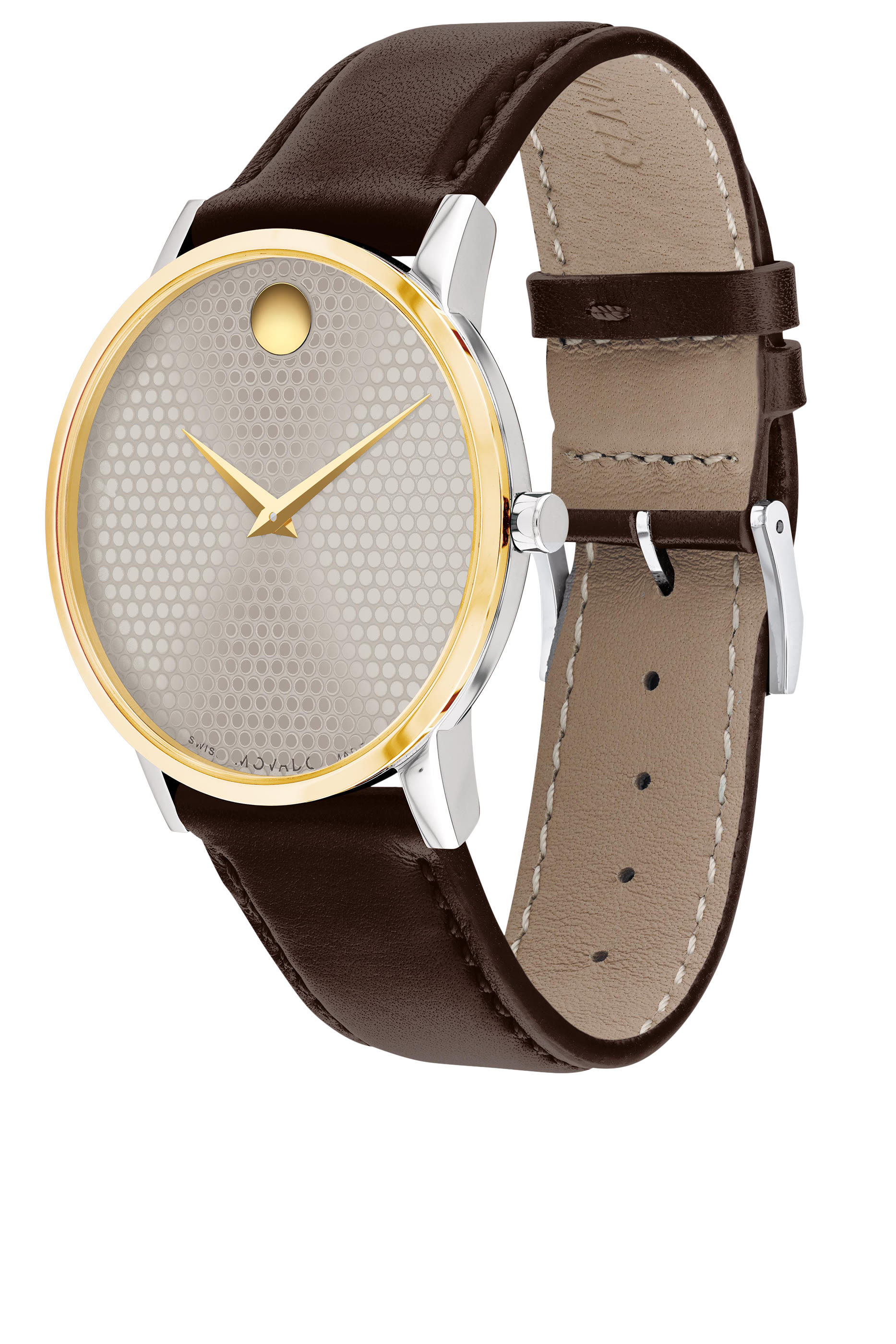 Museum Classic Silver Dial Quartz Watch, 40mm