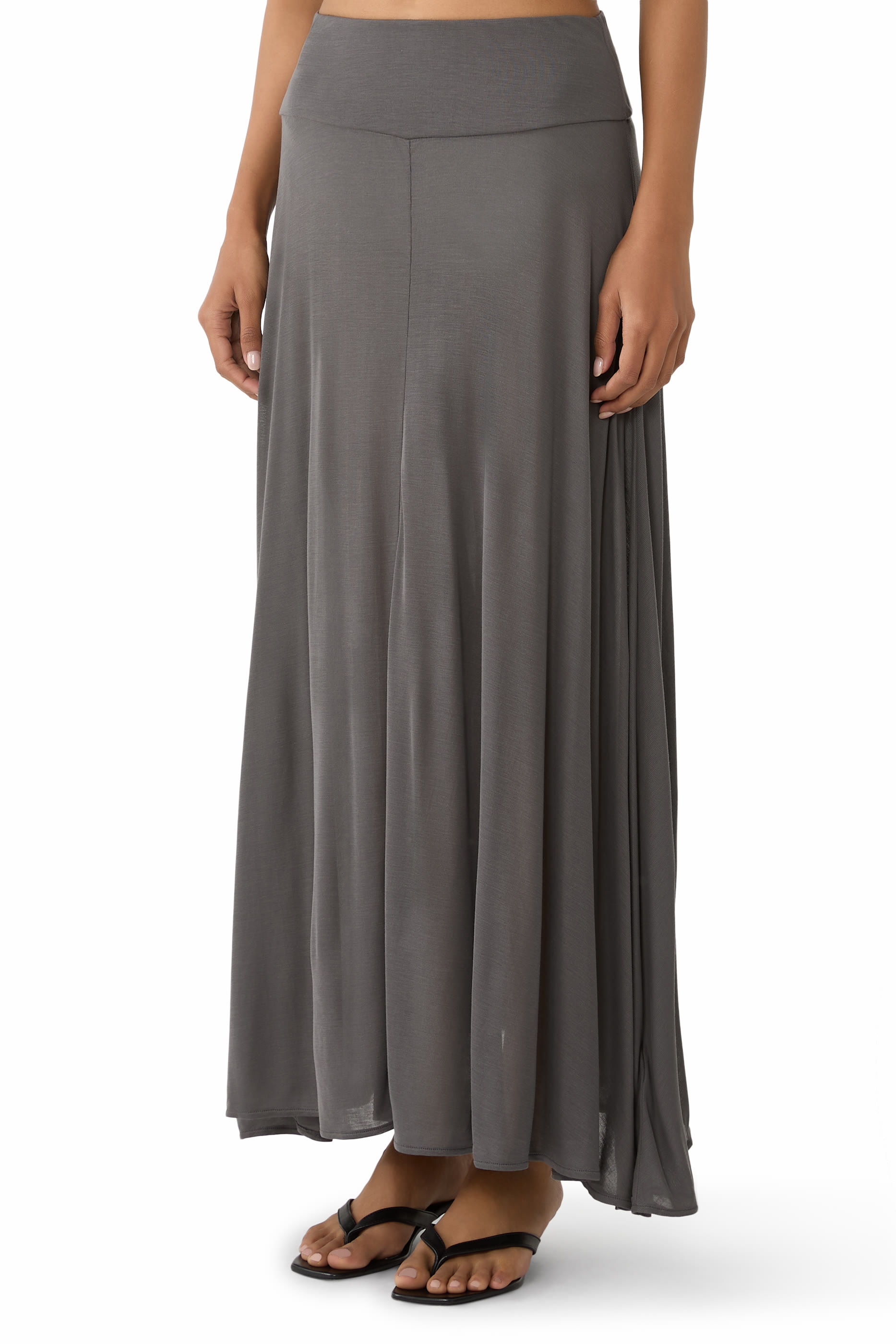 Fluid Jersey Skirt
