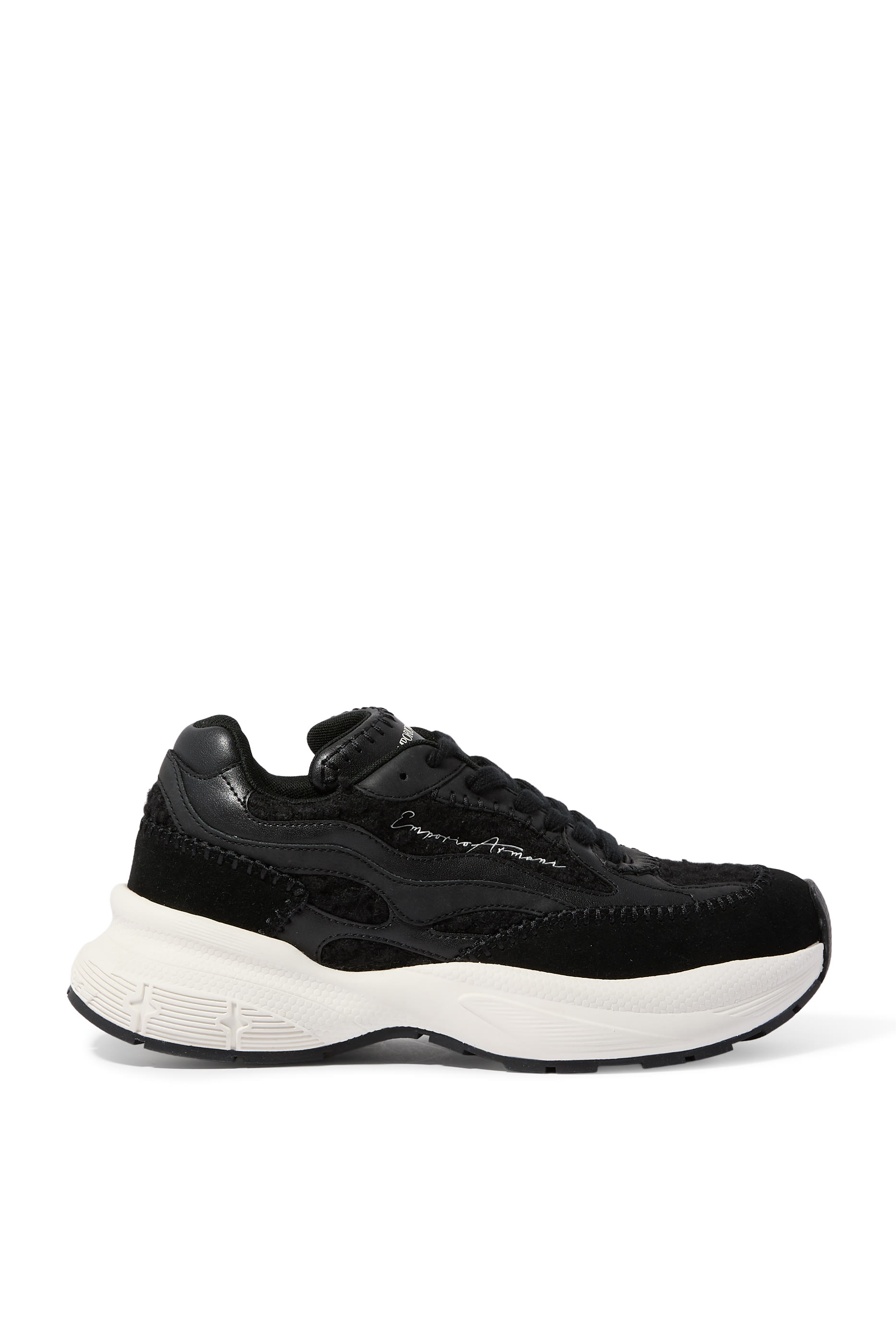 Logo Sneakers in Leather