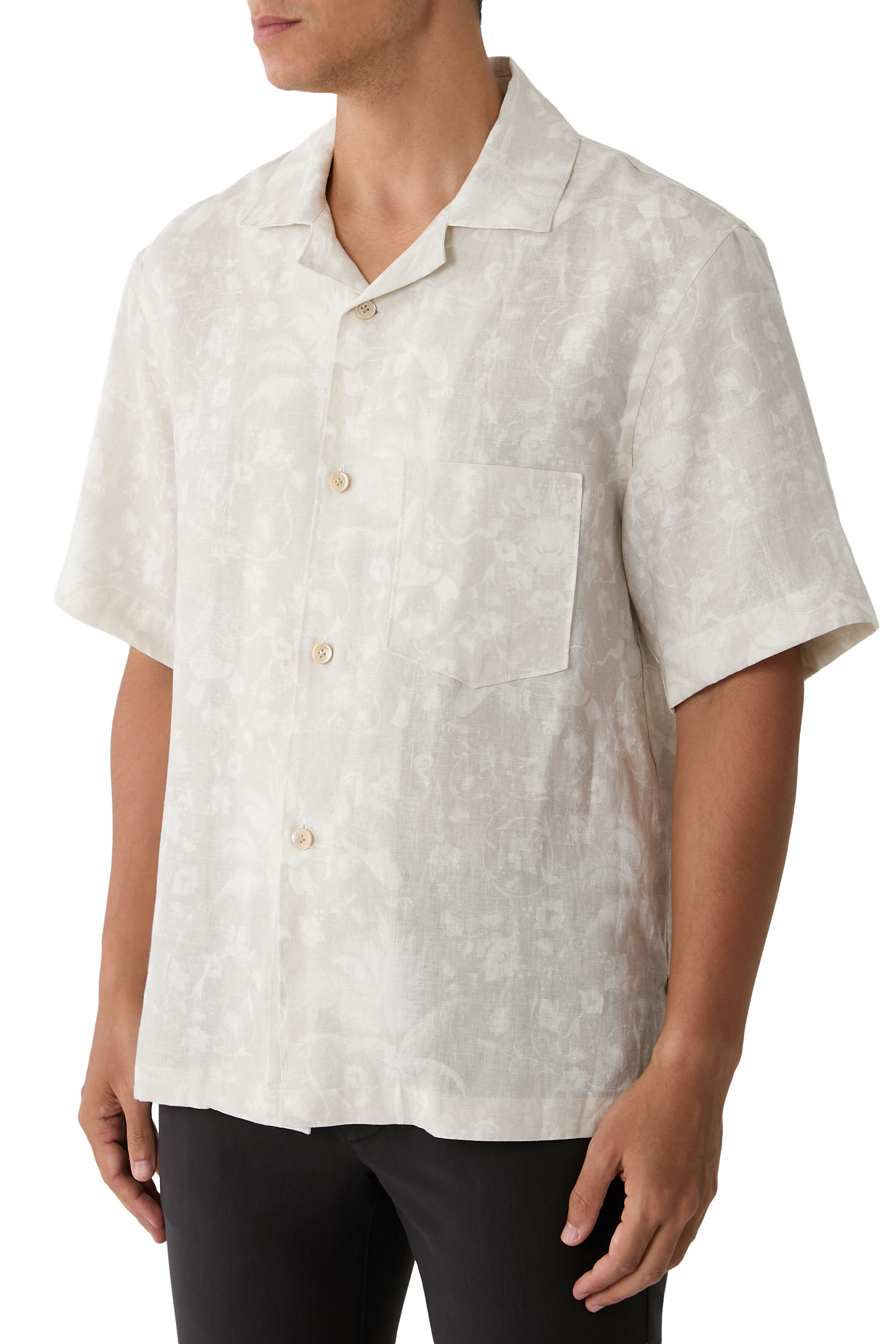 Floral-Print Shirt
