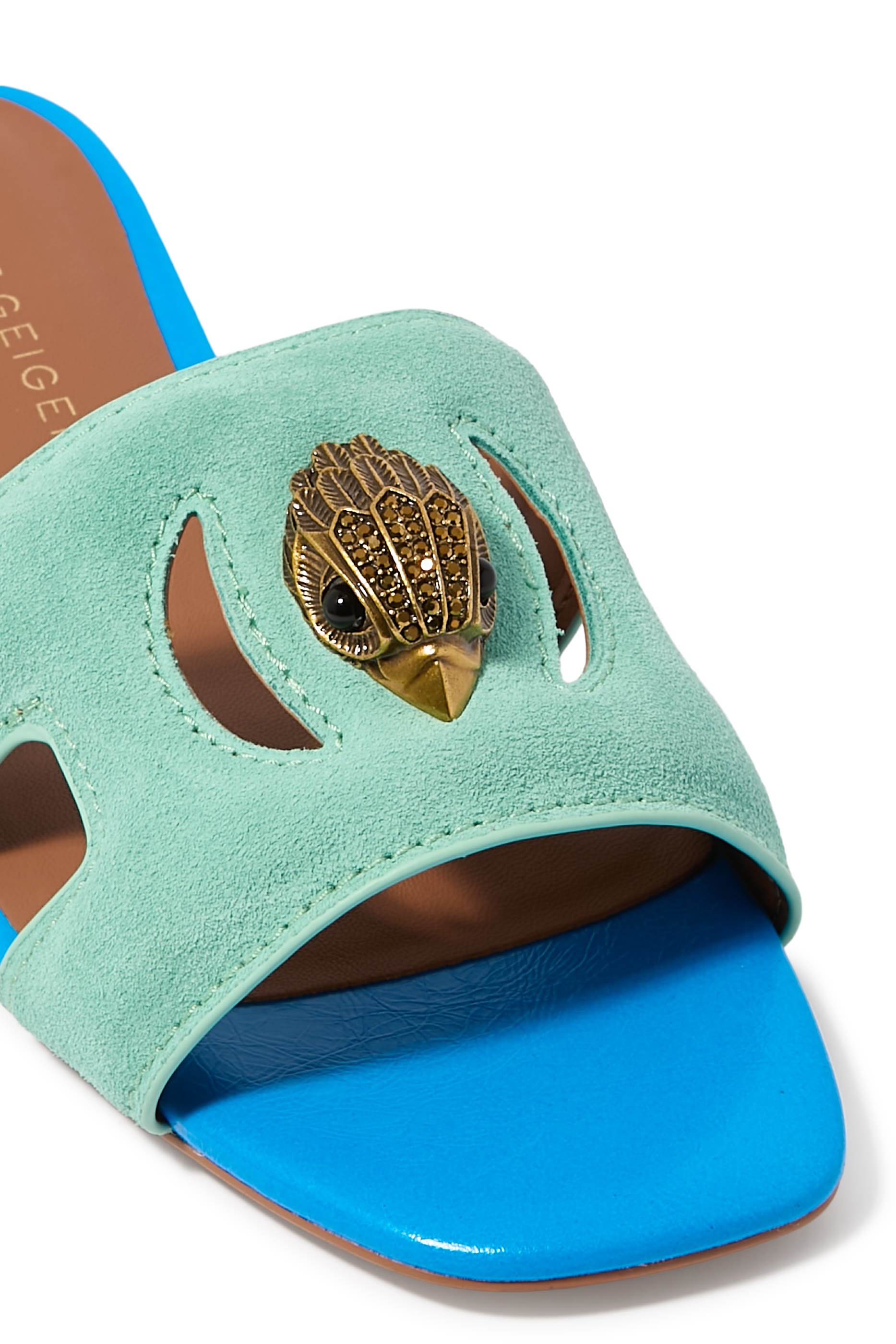 Eagle Cut-Out Flat Sandals