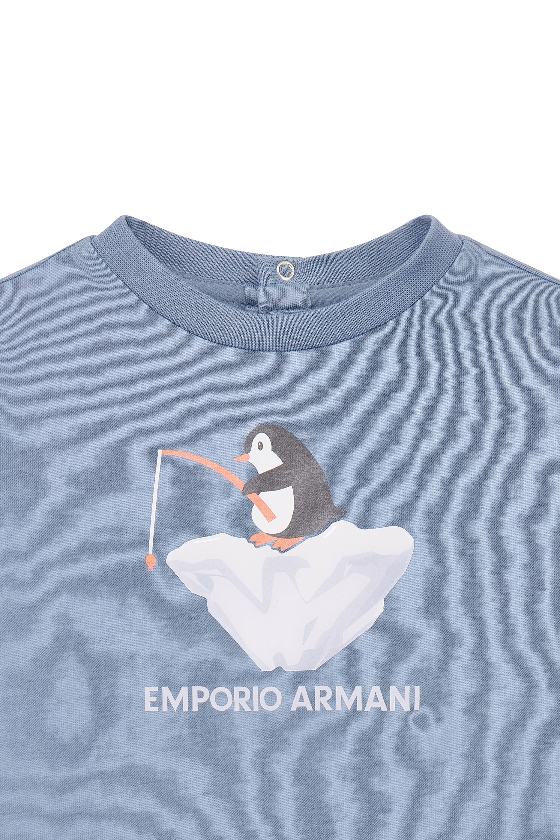 Kids Cotton T-Shirt with a Penguin Graphic