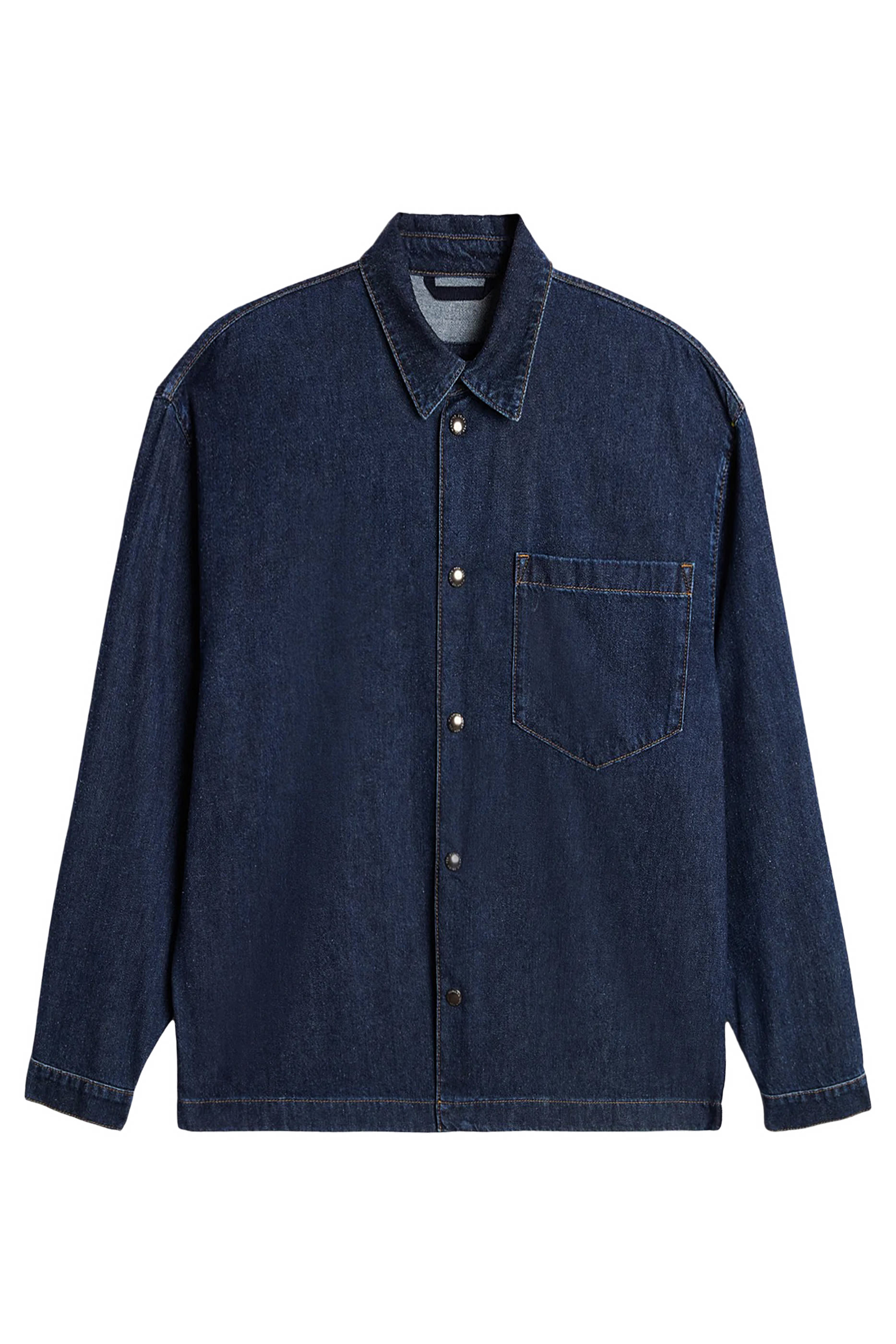 Silk Denim Overshirt
