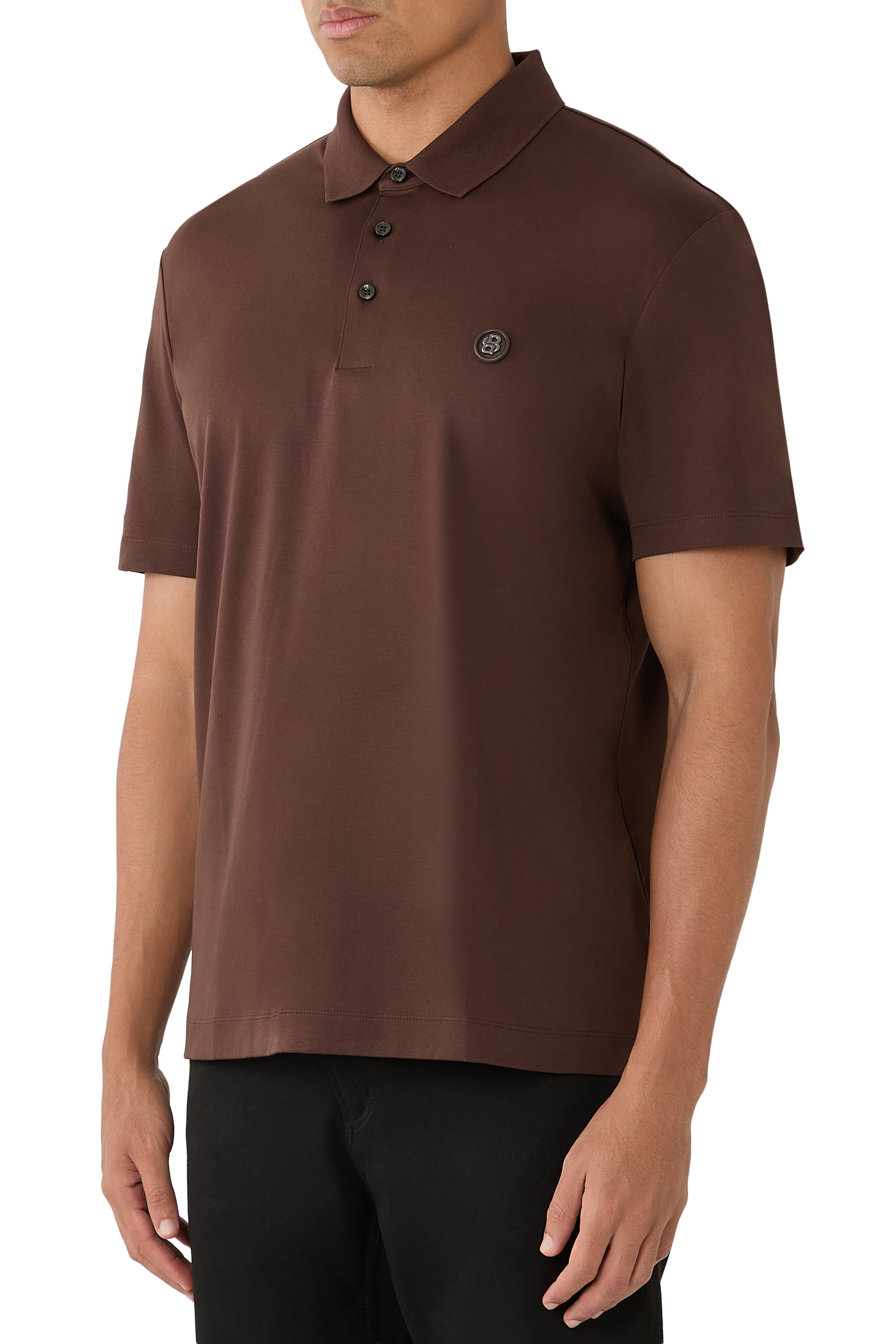 C-Parris 01 Double B Monogram Polo Shirt