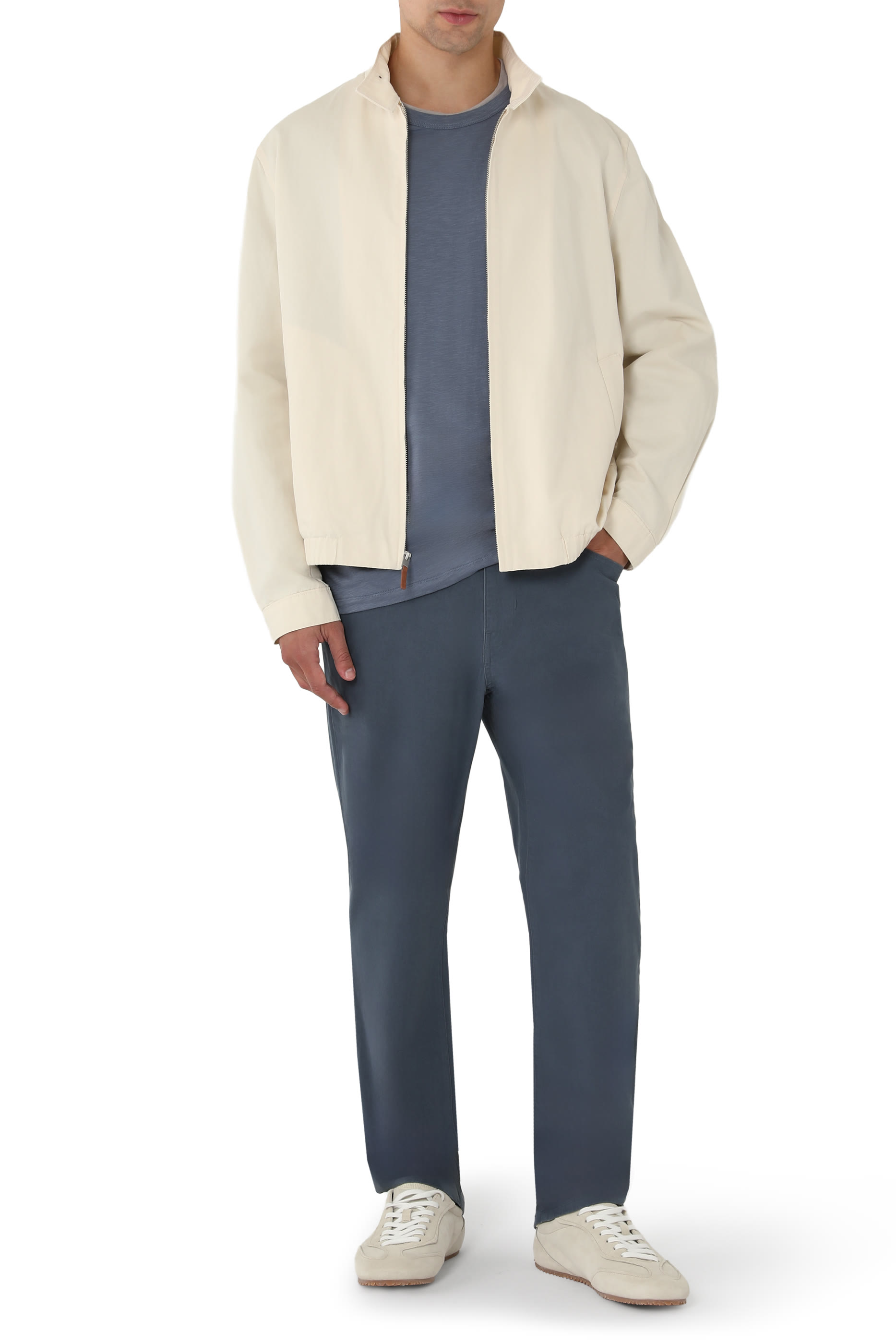 Dylan Slim 5-Pocket Peached Stretch-Cotton Pants