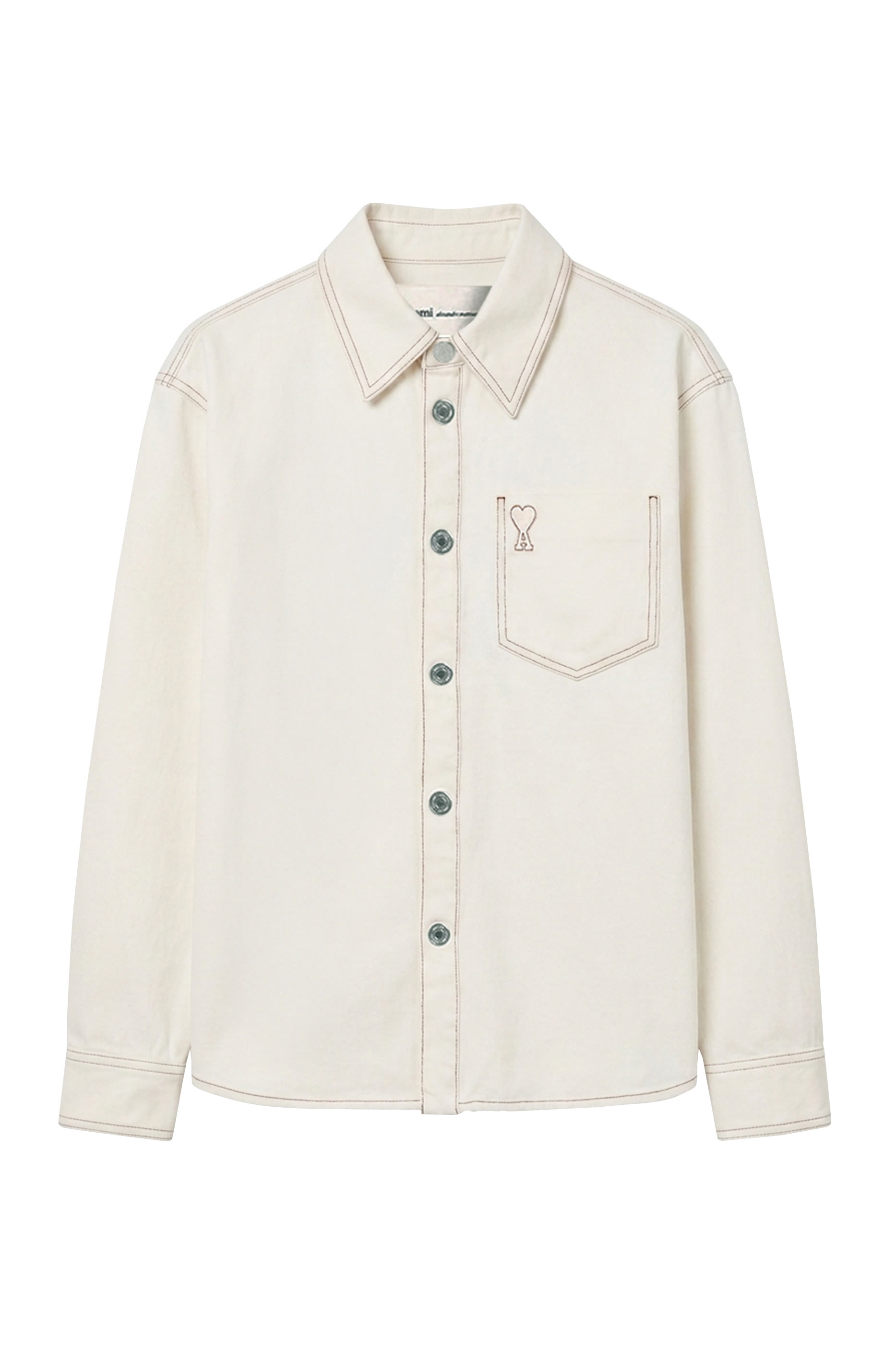 Point-Collar Shirt Jacket