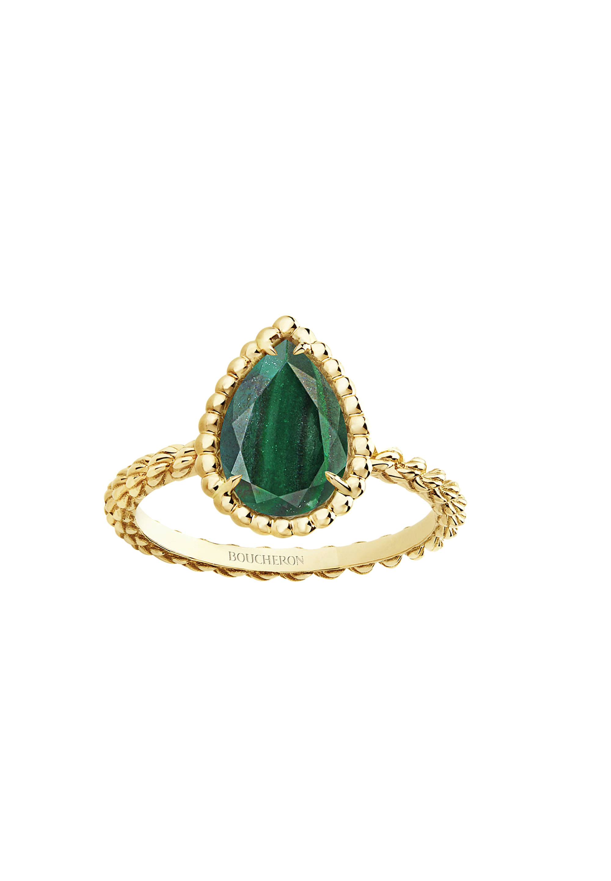 Serpent Boh&egrave;me Malachite Small Ring