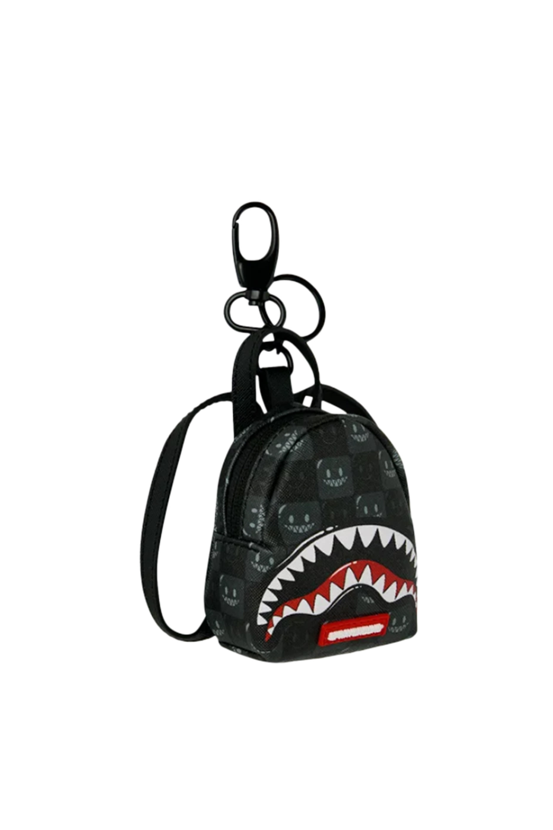 Kids Sharks in Paris Bubbly Check Keychain