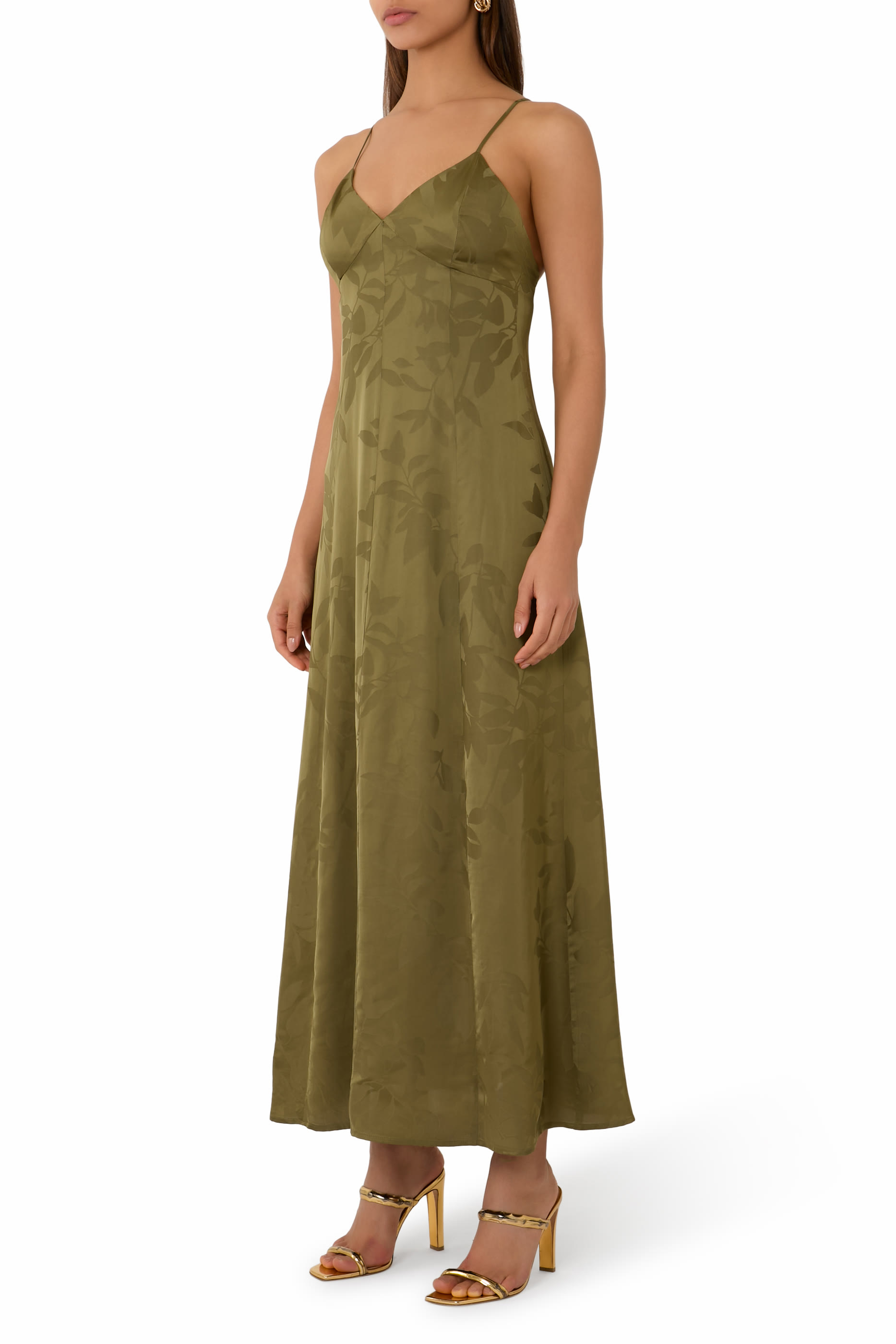 Draping Long Dress