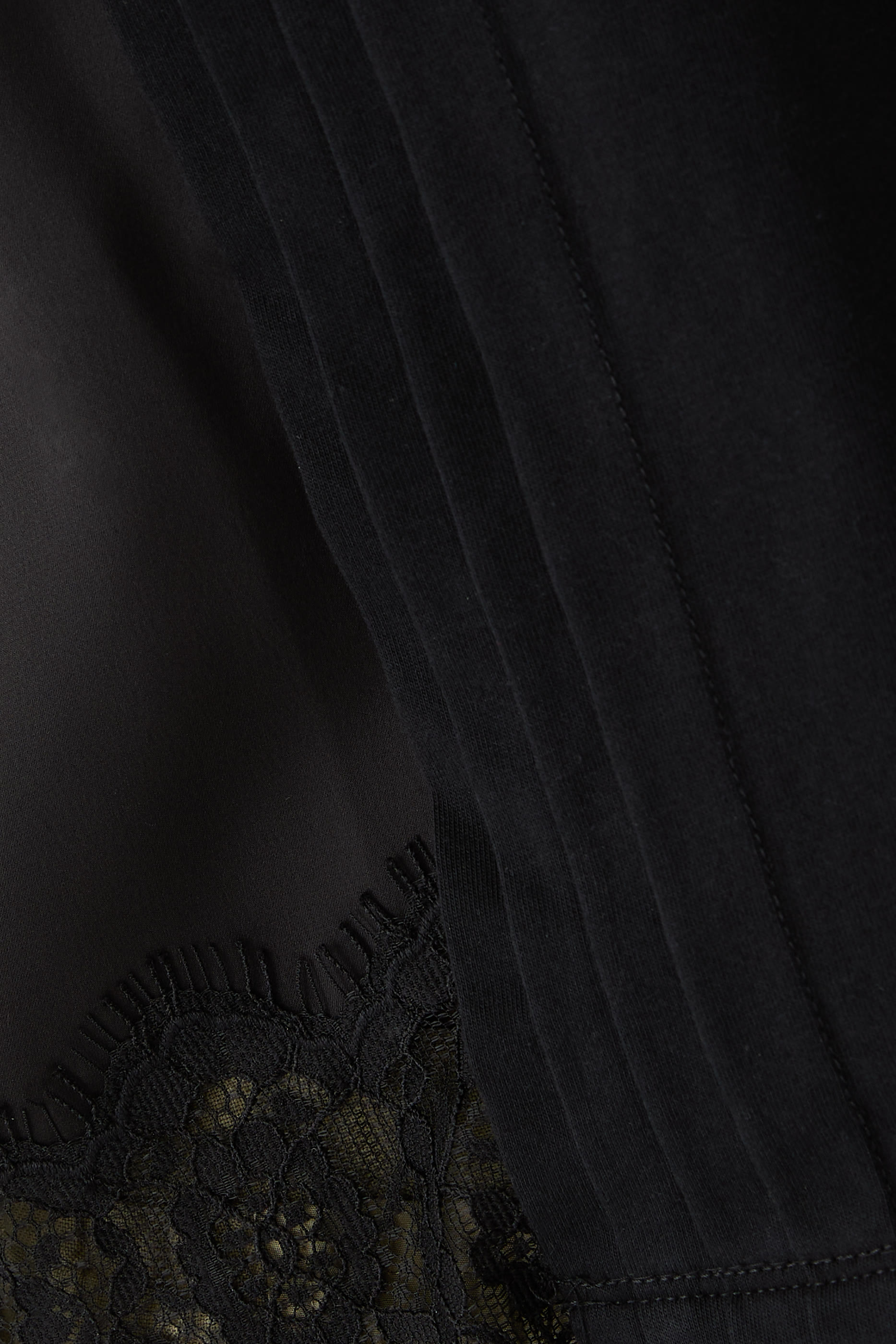 Satin Lace Combo T-Shirt 