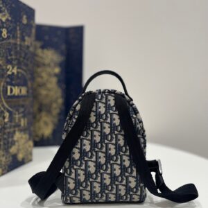 Balo Cao Cap Dior Mini Chat Vai Hoa Tiet Oblique 24x10x16cm 2.jpg