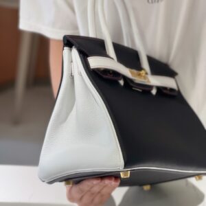 Tui Hermes Birkin 30 Togo Ghw Cao Cap Mix 2 Mau Den Trang 30cm 5.jpg