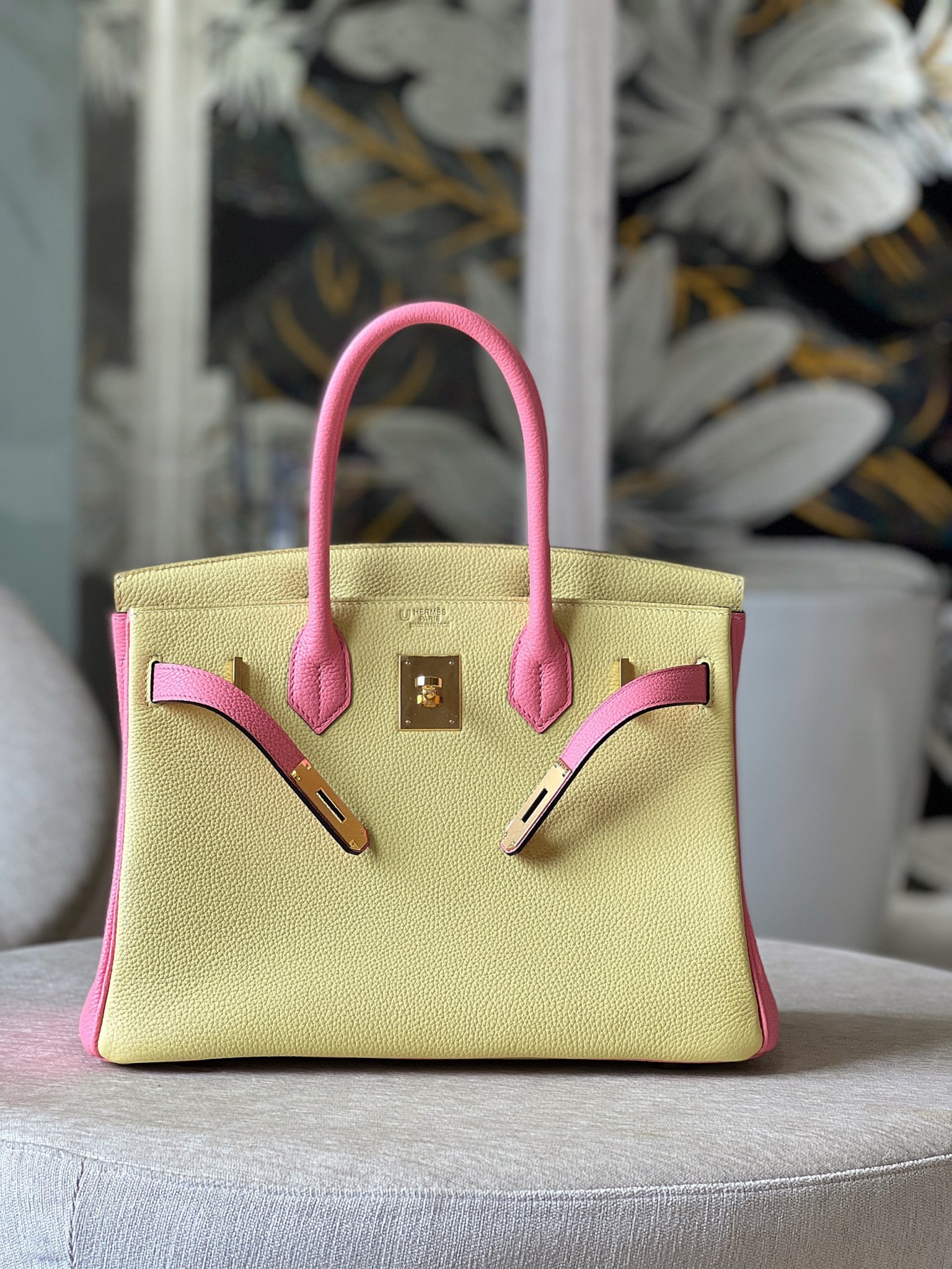 Tui Hermes Birkin 30 Togo Ghw Rep 11 Cao Cap Mix 2 Mau Vang Hong 30cm 4.jpg