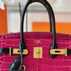Tui Hermes Birkin Crocodile Rep 11 Nu Mau Hong Van Da Ca Sau 30cm 3.jpg