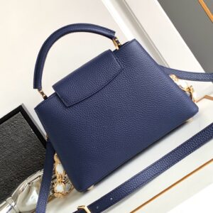 Tui Louis Vuitton LV Capucines BB Nu Mau Xanh Than Like Auth 27x18x9cm 8.jpg