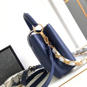 Tui Louis Vuitton LV Capucines BB Nu Mau Xanh Than Like Auth 27x18x9cm 9.jpg