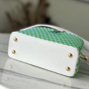 Tui Louis Vuitton LV Capucines Nu Hoa Tiet Dan Mau Xanh Sieu Cap 21cm 5.jpg