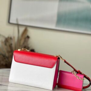 Tui Louis Vuitton LV Twist Mix 2 Mau Do Trang Rep 11 Nu Da Bo 24cm 8.jpg