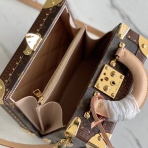 Tui Louis Vuitton LV Valisette Tresor Monogram Sieu Cap 22.5×14.5×11 7.jpg