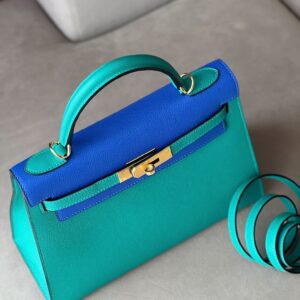 Tui Xach Cao Cap Hermes Kelly Da Epsom Nu Mix 2 Mau Xanh 28cm 5.jpg