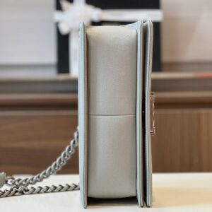 Tui Xach Chanel Boy Medium Replica 11 Khoa Bac Mau Xam 25cm 7.jpg