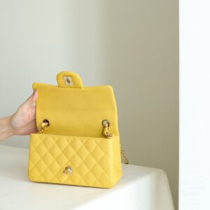 Tui Xach Chanel Classic Flap Mini Like Auth Nu Mau Vang 20cm 1.jpg