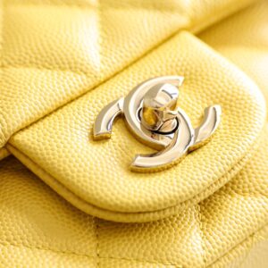Tui Xach Chanel Classic Flap Mini Like Auth Nu Mau Vang 20cm 5.jpg