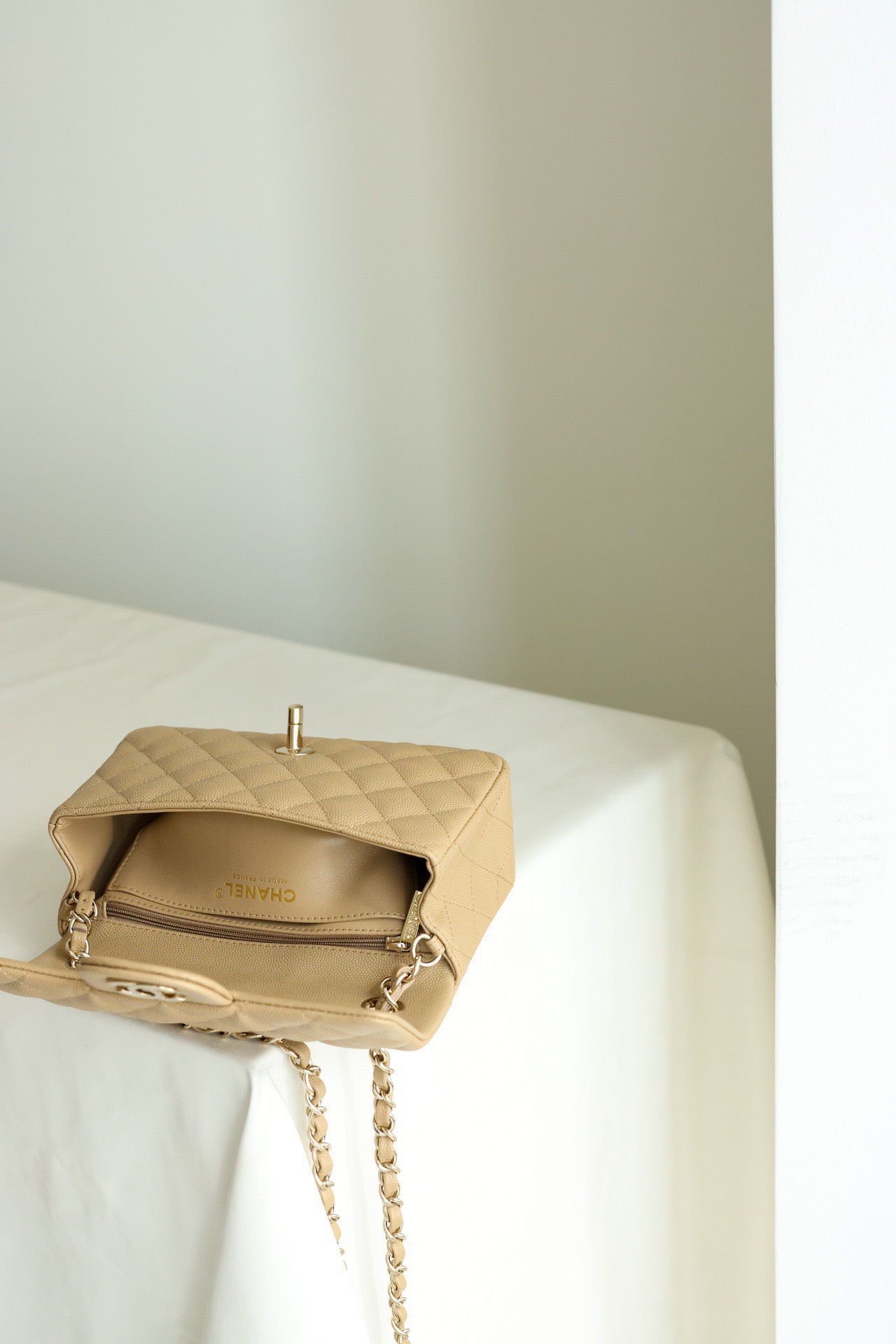 Tui Xach Chanel Classic Flap Mini Nu Mau Be Sieu Cap 20cm 5.jpg