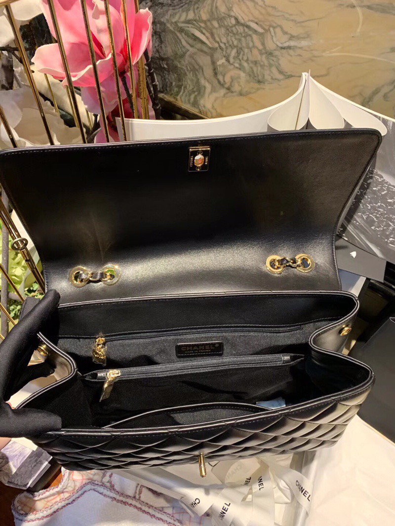 Tui Xach Chanel Shopping Replica 11 Cao Cap Nu Mau Den 33x23x11cm 6.jpg
