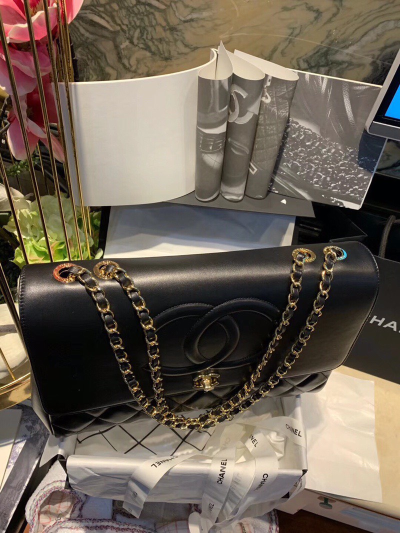 Tui Xach Chanel Shopping Replica 11 Cao Cap Nu Mau Den 33x23x11cm 7.jpg