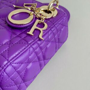 Tui Xach Dior Lady Mini Sieu Cap Nu Da Bo Mau Tim 17cm 1.jpg