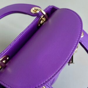 Tui Xach Dior Lady Mini Sieu Cap Nu Da Bo Mau Tim 17cm 4.jpg
