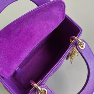 Tui Xach Dior Lady Mini Sieu Cap Nu Da Bo Mau Tim 17cm 8.jpg