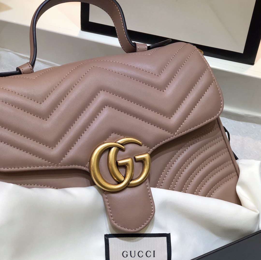 Tui Xach Gucci Marmont Top Handle Like Auth Nu Khoa Vang 27cm 8.jpg