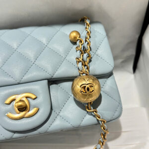 Tui Xach Hang Hieu Chanel Classic Chuong Da That Khoa Vang 20cm 6.jpg