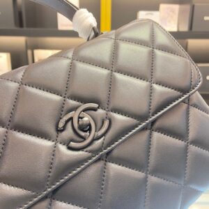 Tui Xach Hang Hieu Chanel Trendy Mau Den Sieu Cap 25cm 5.jpg